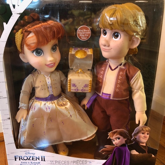 frozen 2 anna and kristoff dolls